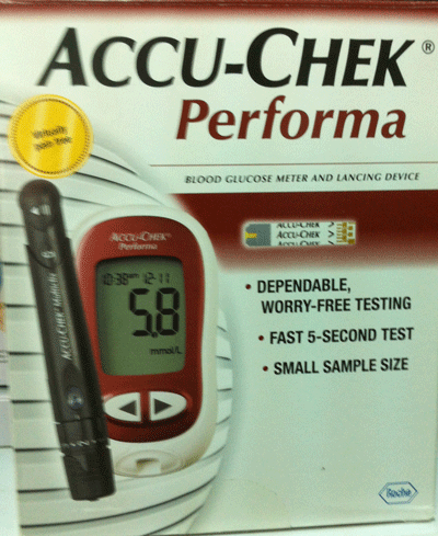 Máy thử đường huyết Accucheck Performa